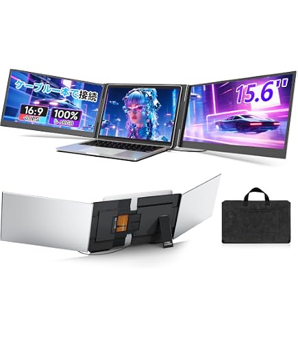 Amazon.co.jp: LGGST 15.6 インチ デュアルモニター トリプルモニター